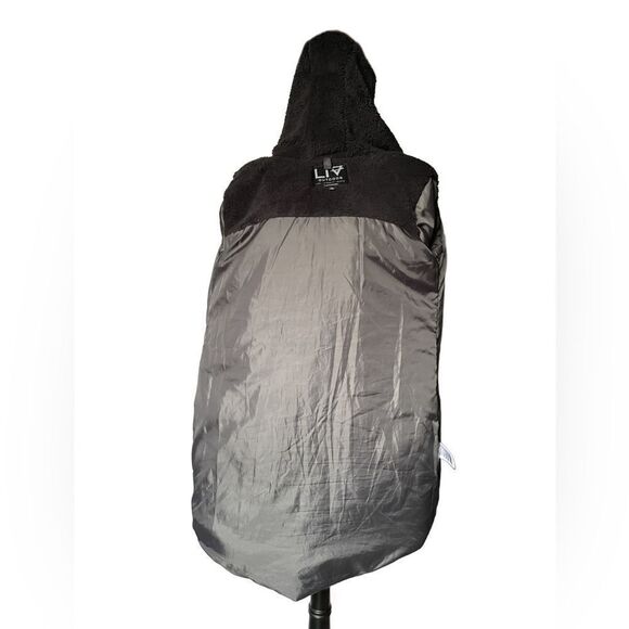 LIV Outdoor Gray “Avery” Lined Mid Length Parka w/Fleece in Hood (Size: Medium) - Picture 6 of 16